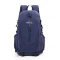 Outdoor large capacity mountaineering backpack blue travel hiking sports daypack new - Blue