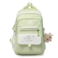 Japanese style sweet star pattern green school backpack for teenage girls casual daily use - Single Bag / Green