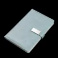 Taccuino aziendale A5 con fibbia magnetica in metallo, diario blu semplice per ufficio e studio. - A5 / Azzurro