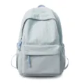 Lightweight casual light blue starry school backpack for students travel daily use chic. - Single Bag / Blue
