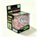 Weihnachten Wuerfel Squeeze Spielzeug langsam zurueckfedernd Antistress Geschenk Kinder - 5.5cm Weihnachts-Eiswürfel Stil 3 Farbbox