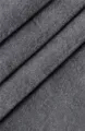 Grey fabric material detail close up texture view showing soft woven surface pattern design. - Gray