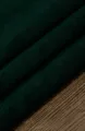 Dark green velvet fabric material detail swatch, soft texture display for custom sewing. - Dark Green