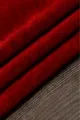 Red velvet fabric detail view, wine red color swatch, soft textile material texture close up. - Free Size (Thickened Velvet) / Burgundy