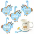 2026 Carino Sottobicchiere Unicorno Tappetino con Tazza in Ceramica Orso Decorazione - 6