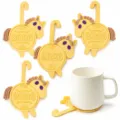 2026 cute horse silicone coaster creative desktop heat insulation pad home office use - 21