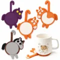 Creative horse silicone coaster cute animal cup mat office home table drink coaster - 30