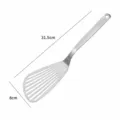 RVS sleufspatel kookspatel keukenhulp voor het bakken van biefstuk en vis 31.5cm - Vlinder Spatel / Natuurlijk