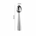 Roestvrijstalen ijslepel staande meloen lepel fruit bal lepel 18.2cm keuken gereedschap - 304 Rechtopstaande Ijslepel