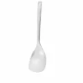 Cuchara de sopa elegante de acero inoxidable con mango martillado para la cocina. - Espátula Martillada / Natural