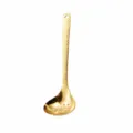 Gold stainless steel slotted spoon hammered kitchen hot pot soup colander 23.5cm 96g - Hammered Colander / Gold