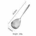 Espumadera de cocina de acero inoxidable colador de malla fina para freír y cocinar - Colador de Gota de Cola Puntiaguda de Acero Inoxidable 304 (Grande)