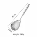 Espumadera de acero inoxidable tamaño mediano colador de cocina utensilio de cocina - Colador de Gota de Cola Puntiaguda de Acero Inoxidable 304 (Pequeño)