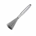 Roestvrijstalen pan reinigingsborstel met lange handgreep keuken tool 25.5cm - Puntige Staart Pot Borstel