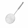 Stainless steel skimmer strainer with long handle for kitchen frying and hot pot cooking - Wire Colander 20cm (201 Full Steel)