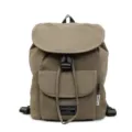 Casual canvas backpack for women, stylish daily commuter casual travel school daypack. - Green