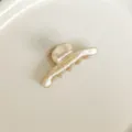Elegant Acetate Hair Claw Clip Korean Style Chic Shark Clip for Women Daily Styling Hair Accessories - 6cm / Tie-Dye Beige