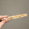 Exquisite handmade acetate hair clip featuring an elegant tortoiseshell pattern for daily wear. - Rice Flower Barrette