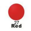 Red color swatch variant option for apparel, code number 27 for easy shopping selection. - S / Red