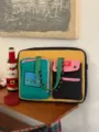 Korean style color block laptop bag, casual portable handbag and shoulder bag for women. - Yellow Black Patchwork