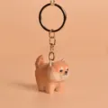 Geschnitzter Holz Shiba Inu Schlüsselanhänger, süße Tier Tasche Anhänger, schönes Geschenk. - Shiba Inu Holzschnitzerei Anhänger