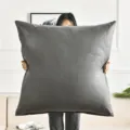 Large grey throw pillow for sofa and living room comfort soft cushion home decor daily use - 50x50cm Pillow Cover / Classic Grey