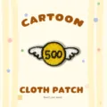 Toppa in tessuto ricamato alato 500 cartoon, patch decorativo fai da te per jeans e giacche. - 500 Moneta d'Oro