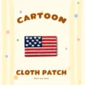 American flag embroidered cloth patch DIY apparel decoration sewing badge accessory. - USA Flag