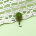 Niedlicher Mini Baum Stickerei Aufnäher DIY koreanischer Stil Pflanzen Aufnäher 18x10mm - Ovale Baum