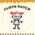 Patch brodé jolie fille DIY badge personnage créatif pour décoration de vêtements et de sacs - Petite Fille Doodle