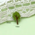 Simpatico toppa ricamata con albero di cartone animato, accessorio fai da te 20x13mm - Albero a Forma di Fiore