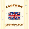 UK Union Jack embroidered cloth patch DIY apparel decoration cartoon badge appliques. - British Flag