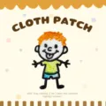 Patch brodé mignon de garçon de dessin animé écusson décoratif bricolage pour vêtements - Petit Garçon Doodle