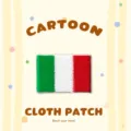 Italian flag embroidered patch woven badge clothing accessory backpack DIY decoration iron on patch - Italy Flag
