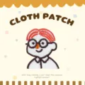 Broderie de personnage de dessin animé mignon patch en tissu DIY badge créatif pour vêtements. - Garçon Cheveux Roses
