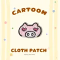 Cute cartoon pig embroidered cloth patch DIY apparel repair patch decorative badge 1pc - Heart Pig