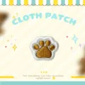 Cute animal paw embroidered cloth patch for DIY clothing repair and cute bag decoration badge. - Brown Bear Claw