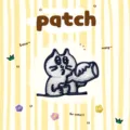 Cute cat embroidered patch DIY cartoon apparel accessory clothing decorative badge iron on patch - 22x29mm