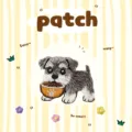 Cute schnauzer puppy embroidered patch DIY clothing accessories decorative badge cute pet supply - 27x32mm