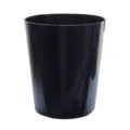 Black plastic trash can simple modern waste basket small garbage bin for home office car use - Plastic Trash Can / Black