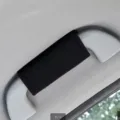 Car roof grab handle cover black interior ceiling pull handle protector soft fabric universal - 10.5*4.5cm / Black