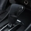 Black velvet car gear shift knob cover universal interior protective car accessory - Gear Shift Cover / 1 Piece / Black