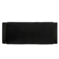 Universal black plush car grab handle cover for interior door or roof handles soft protection. - Handle Covers / 1 Piece / Black