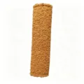 Brown teddy fleece car seat belt shoulder cover, soft and comfortable plush pad for driving. - 25.5x6cm / Coffee