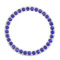 Sparkly blue rhinestones car engine start button decorative ring interior accessory - Blue Rhinestone Ring / Blue