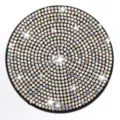 Bling Auto Tassenhalter Untersetzer, Strass Kristall Getränkehalter Matte, glitzerndes Autozubehör. - bunt