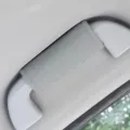 Grey car roof grab handle cover interior protective sleeve for vehicle ceiling support - 10.5*4.5cm / Gray