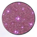 Rosa Strass Auto Tassen Untersetzer, glitzernde Antirutsch Silikon Matte fuer KFZ. - Rosa