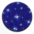 Glitzernder blauer Strass Auto Becherhalter Untersetzer rutschfeste Innenausstattung Zubehoer - Blau