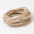 9mm Cashmere Pipe Cleaners Fuzzy Wire DIY Craft Sticks Beige Fluffy Chenille Stems - Light Apricot